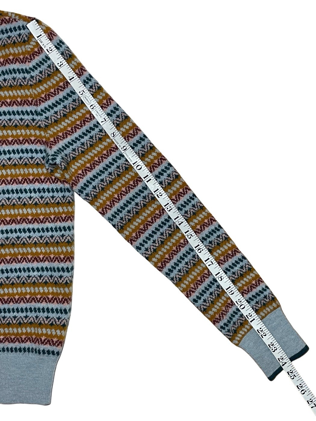 Veronica Beard Florian Pullover Multi Striped Cre… - image 14