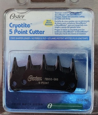 Oster Cryotite Standard 5 Point Cutter Blade fits  Shearmaster/Showmaster
