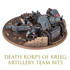 Warhammer 40k Death Korps of Krieg Artillery Team Bits, Bit, Astra Militarum