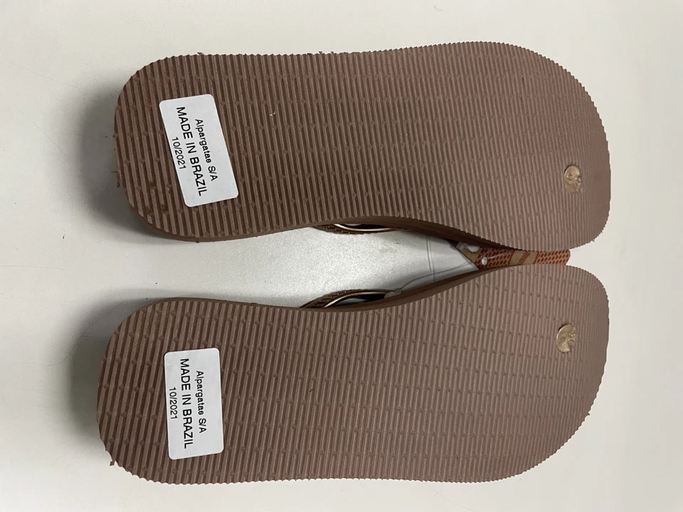 Chanclas de cuña Havaianas Cappuccino para mujer talla 37 BR / 7,5 EE. UU. Foto 4 de 4