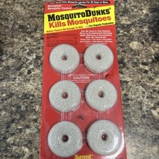 Summit Mosquito Dunks 6-Pack, Kills Mosquito Larvae, Organic Non-Toxic Solution