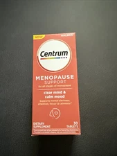 Centrum Menopause Support Clear Mind & Calm Mood 30 Tablets Exp 1/26 Focus