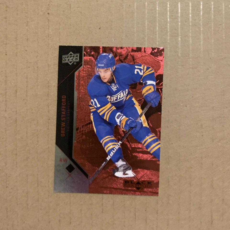 2011-12 Black Diamond Drew Stafford Red 96/100 #48 - Image 4 of 4