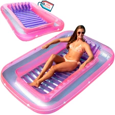 New Swimline 9052 71" Swimming Pool Inflatable Suntan Tub Float Lounge