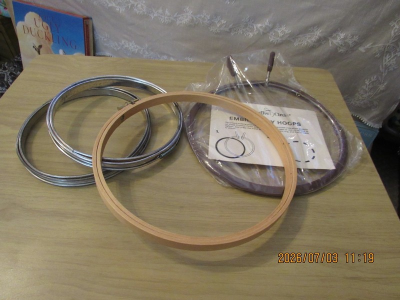 VTG Embroidery Hoops