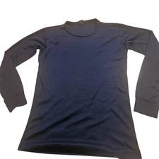 Patagonia Shirt Mens XS Navy Blue Capilene Base Layer Long Sleeve Made USA