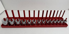 Snap-on Tools Usa 14pc 12 Drive Sae Shallow 12pt Socket Set