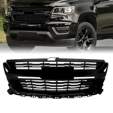 For 2015-2020 Chevrolet Colorado Front Bumper Upper Grille Gloss Black Grill For 2015-2020 Chevrolet Colorado Front Bumper Upper Grille Gloss Black Grill