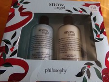 Philosophy Snow Angel Shampoo, Gel, Bubble Bath  Lotion Sweetly Fallen Snow SET