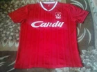 RARE FOOTBALL SHIRT - LIVERPOOL FC HOME RETRO 1988 - 1989 SIZE L