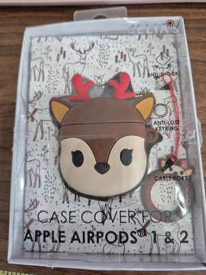NEW  dELIA*S Apple AirPod Reindeer Case Cover Apple AirPods Generation 1 & 2