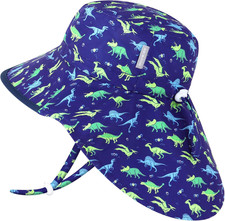 UV Protection Toddler Sun Hat - UPF 50 Beach  Summer Hat for Kids - Wide Brim