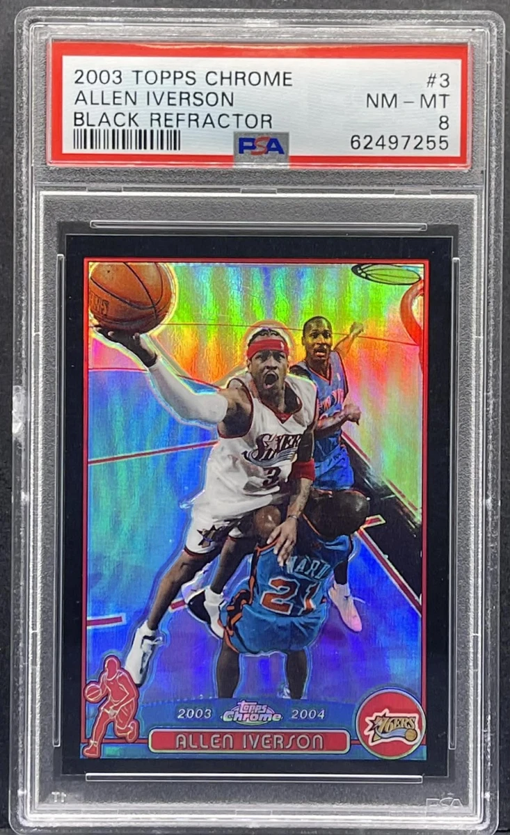 Topps Allen Iverson Basketball Serial Numbered Sports Trading
