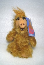1995 PTS Toys Alien Productions 9" ALF Plush Toy w/German Hang Tag Suction Cup