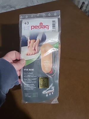 Pedag VIVA Mini Leather 3/4 Insole Insert Men's Sz 10 Tan Anatomically Correct