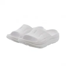 Hoka Unisex Ora Recovery Slide 3 White/White Men's 12, Women's 14 Medium