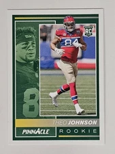 Theo Johnson 2024 Panini Encore #291 Pinnacle Rookie New York Giants RC