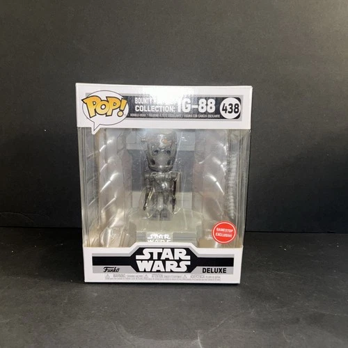 Funko Pop! Deluxe: Star Wars Bounty Hunters Collection IG-88 #438 GameStop 6inch