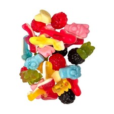 Weingummi Sweet Mix 1 kg – Bunte Mischung süßer Fruchtgummis – XXL Vorratspack