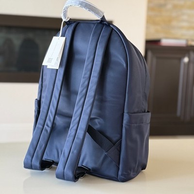 EUC Tory Burch Navy Blue Backpack Satchel ~$498 s-l400.jpg main image 2