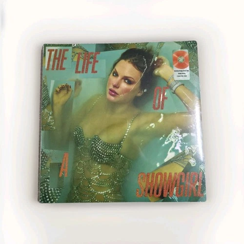 TAYLOR SWIFT - THE LIFE OF A SHOWGIRL - LP Orange Glitter VINYL Brand New Sealed