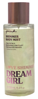VICTORIA S SECRET PINK LOVE SHIMMER DREAM GIRL FRAGRANCE BODY MIST SPRAY 8.4 oz