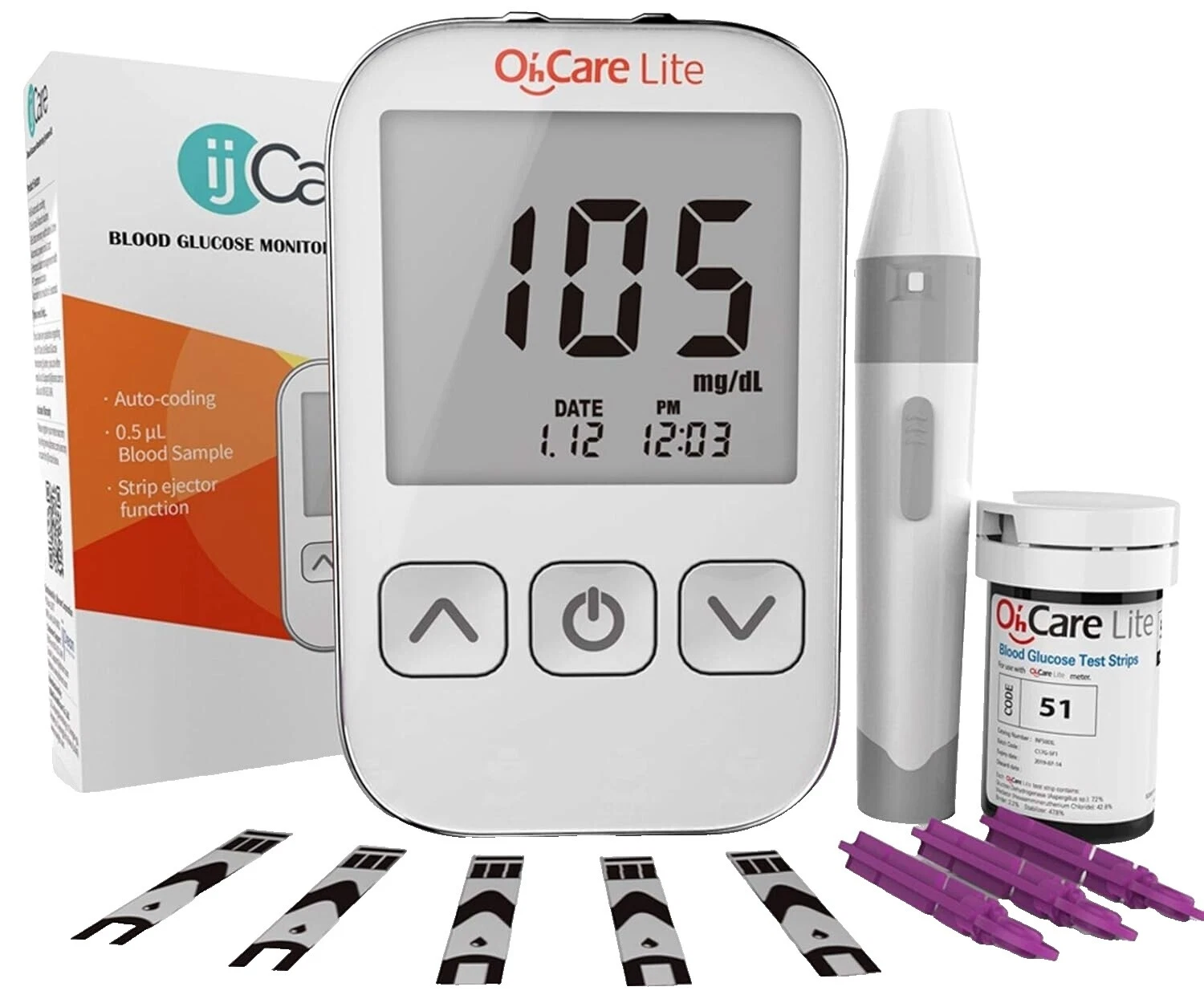 Cabo USB Diabetes Monitores de Glicose