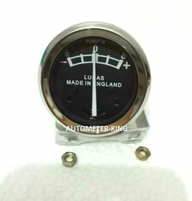 Lucas Ammeter AMP Meter For Triumph BSA Norton AJS Matchless Ariel Velocette