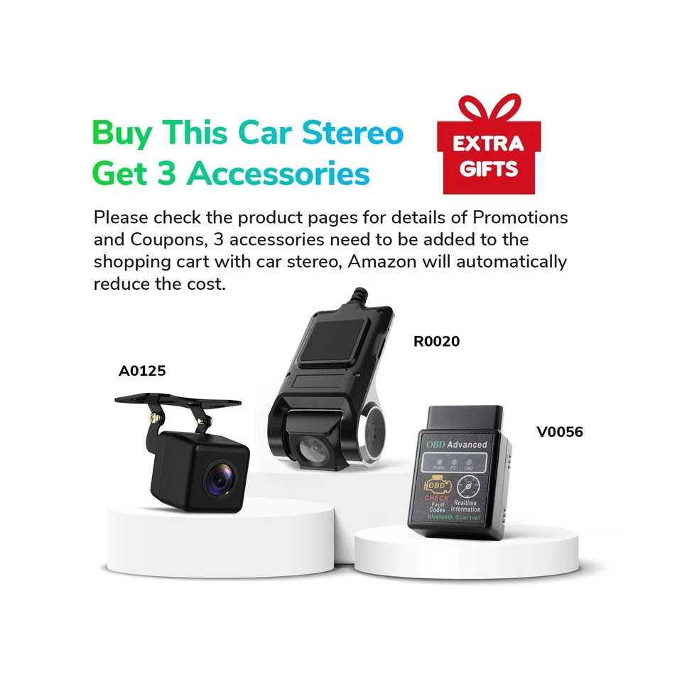 Eonon Android 12 Wireless CarPlay & Android Auto Car Stereo, Ultra-Thin Octa ... - Image 4 of 4