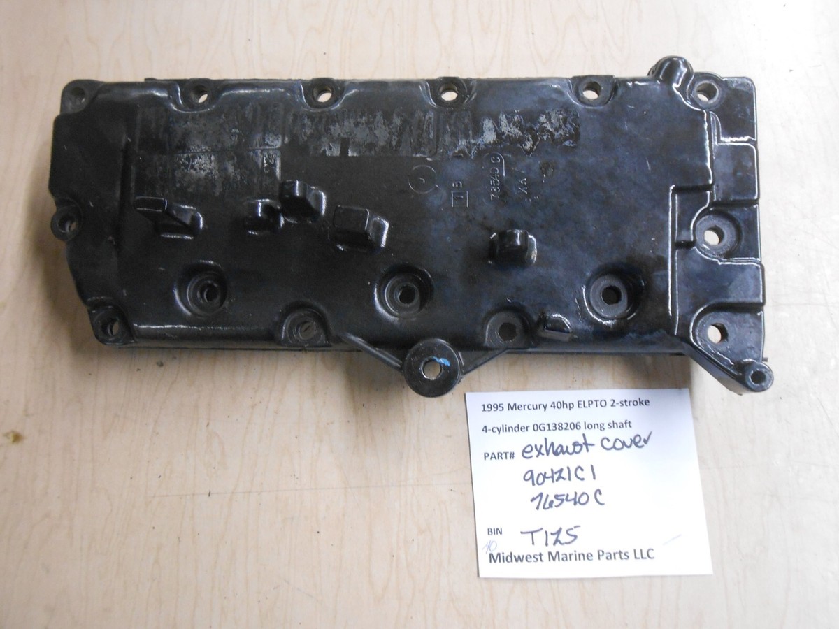 90421 C1, 76540 C Mercury 1995 40hp ELPTO Outboard exhaust covers