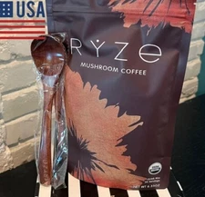Organic RYZE Mushroom Coffee 30 Servings [ Free shipping ]