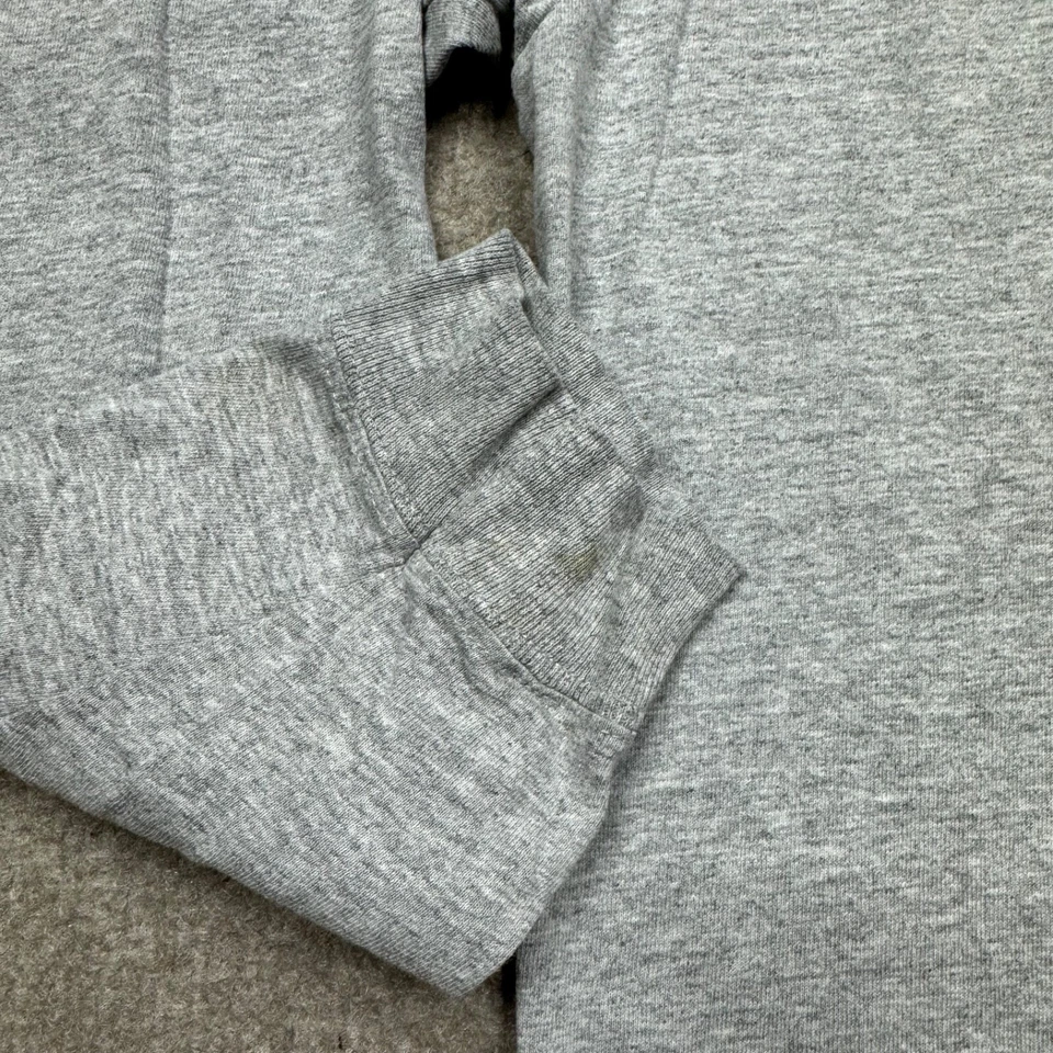 Camiseta De Colección Y2K Antigua Azul Marino Gráfica Para Hombre Talla L Gris Manga Larga Cuello Redondo Foto 4 de 4