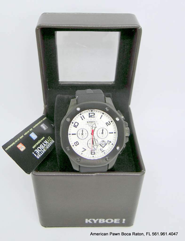 Kyboe ! Black waterproof unisex big face watch NEW Kyboe! Wrist watch Giant 55 main image 4
