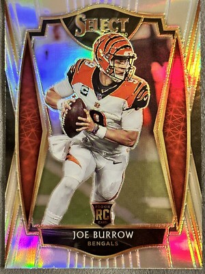 2020 Select Joe Burrow SILVER PREMIER LEVEL RC #146 ROOKIE CARD BENGALS