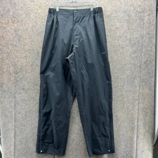 Nike Sweatpants Men Large Black Athletic fit Storm Waterproof Straight VTG