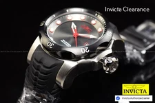 Invicta Mens 54mm VENOM SEA DRAGON SWISS Quartz Gunmetal DIAL Black 1000m Watch