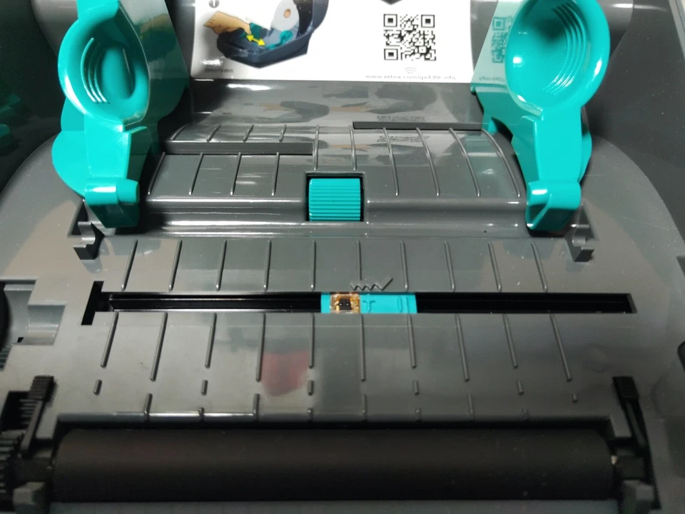 GX43-102420-150 mit variablem Papiersensor Zebra Drucker GX430t, 300dpi LAN, USB - Bild 3 von 4