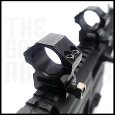 2 NEW 25.4 MM LPVO SCOPE RINGS MEDIUM PROFILE FOR 1913 PICATINNY WEAVER ALUMINUM