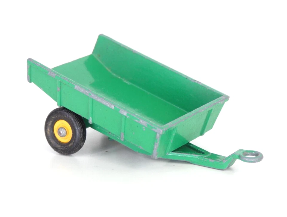 Remolque basculante Matchbox Nº51 John Deere modelo de juguete agricultura coleccionable de colección Foto 3 de 4