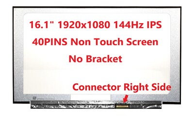16.1 Inch N161HMA-GAK 144Hz IPS 40 Pin Matte for HP VICTUS 16-d0010TX M54735-001