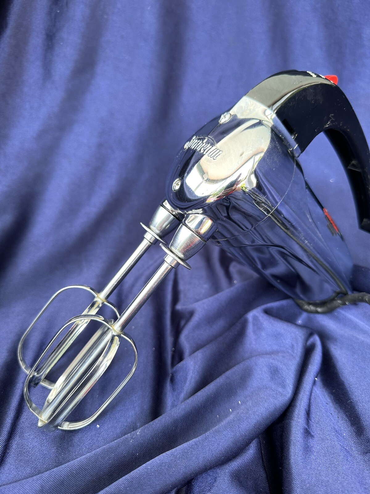 Vintage Sunbeam Mixmaster Chrome Junior Model JC Electric Handheld eBay