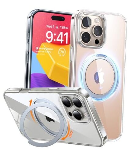 360°Rotatable Magnetic for 16 Pro Case for iPhone 16 Pro 6.3