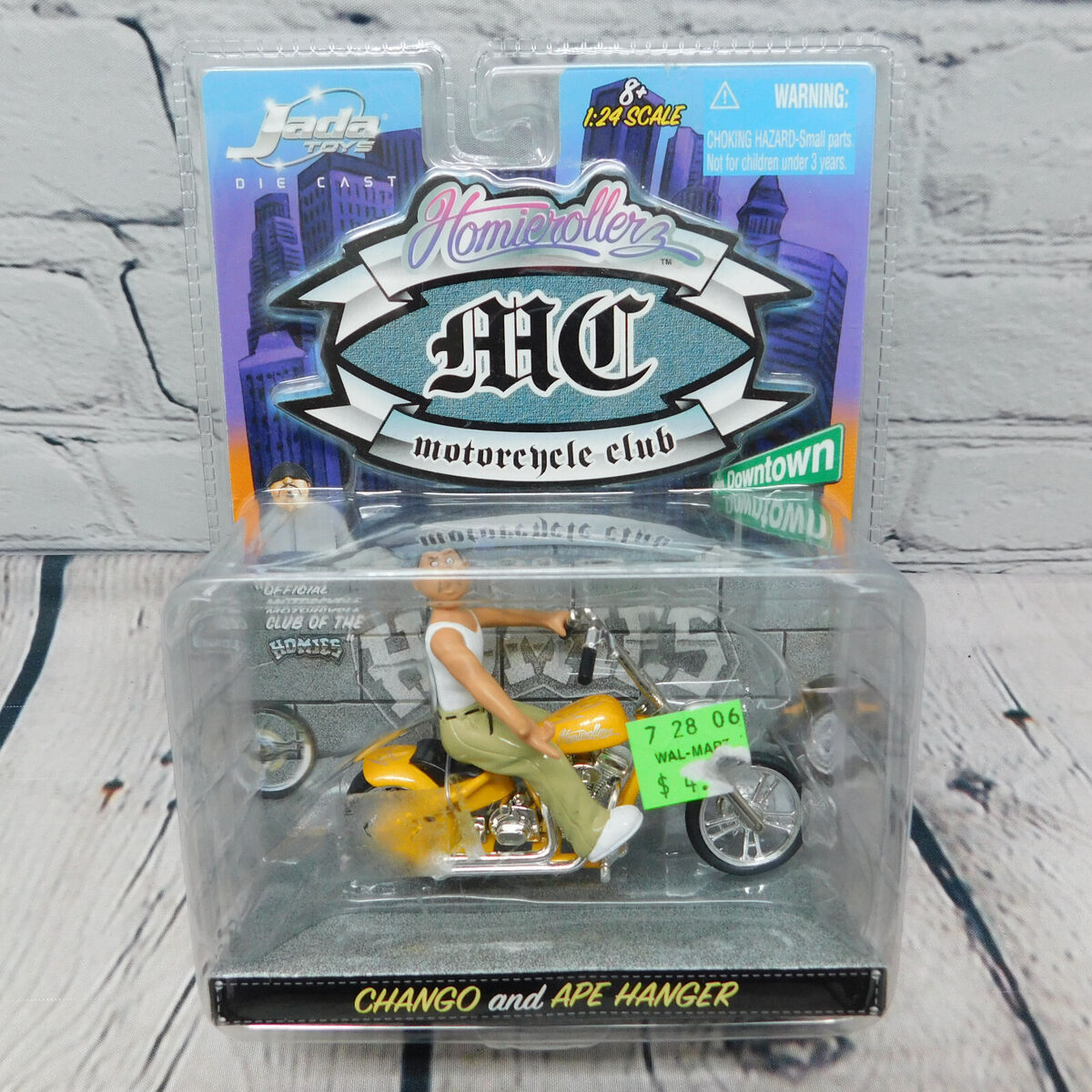 Chango and Ape Hanger Homie Rollerz MC Motorcycle Club 1/24 Chango and Ape Hanger Homie Rollerz MC Motorcycle Club 1/24
