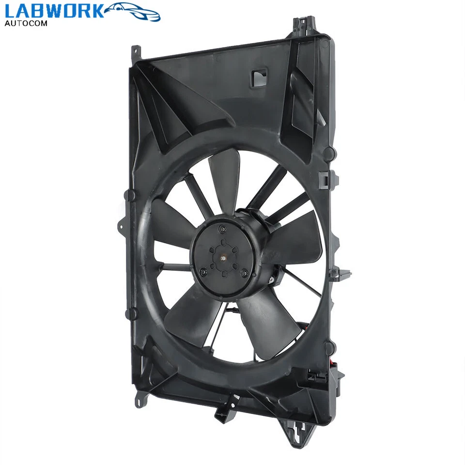 Electric Radiator Cooling Fan Assembly For JEEP COMPASS 2017 2018 2019 2020 2021 Foto 3 de 4