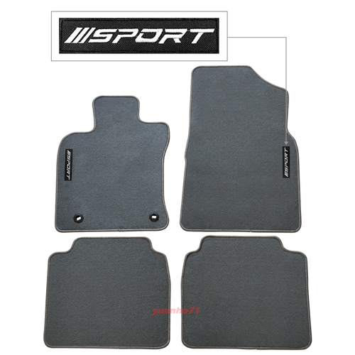 For 1923 Lexus ES300H ES350 Floor Mats Carpet Gray Front & Rear Nylon w/ SPORT eBay