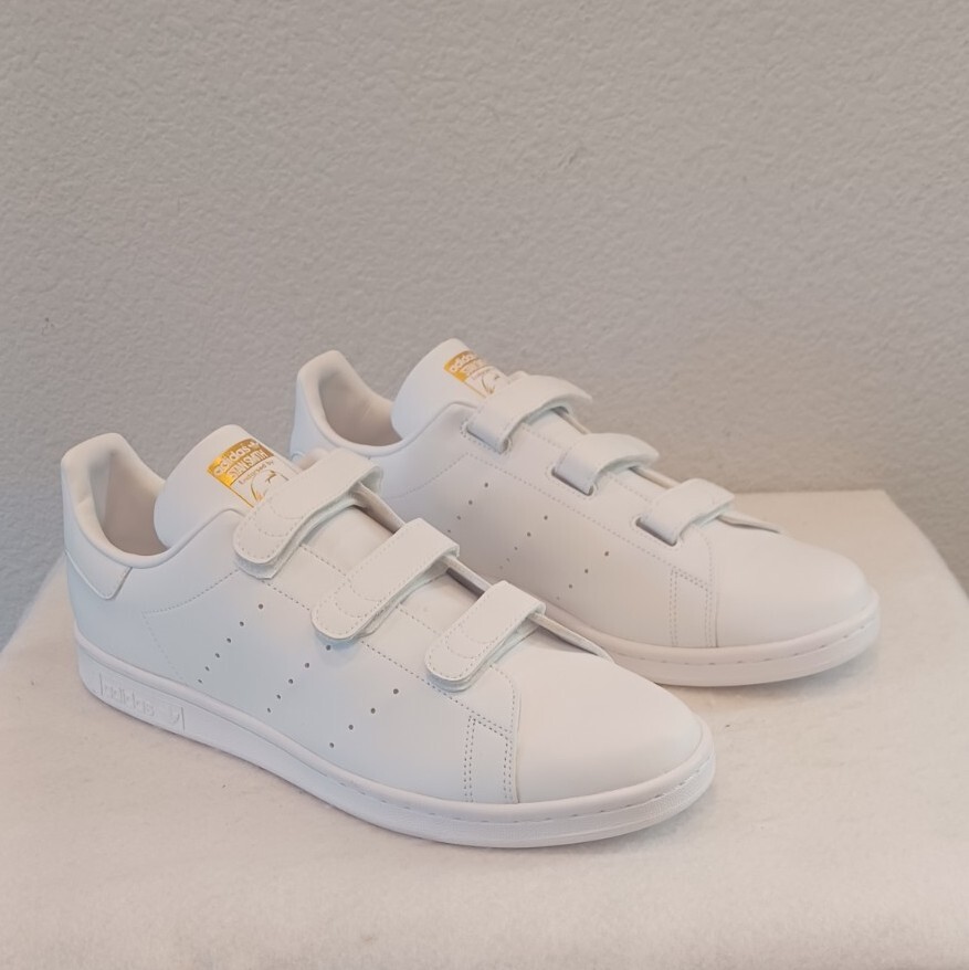New Men's Adidas Originals Stan Smith CF Casual Shoes~White