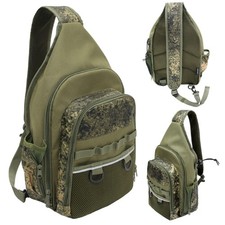 Fishing Sling Tackle Storage Bag, Lightweight Outdoor Sling Tackle Backpack f...