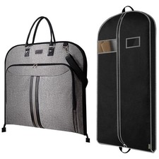 BALEINE Heavy Duty Garment Bag with Shoe Storage 43"  Foldable Garment Bag...