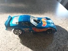 Vtg 1977 Hot Wheels Pontiac Firebird Funny Car Blue Chevy Logo Diecast