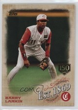 2019 Topps Update Est 1869 150th Anniversary /150 Barry Larkin #EST-12 HOF nd3